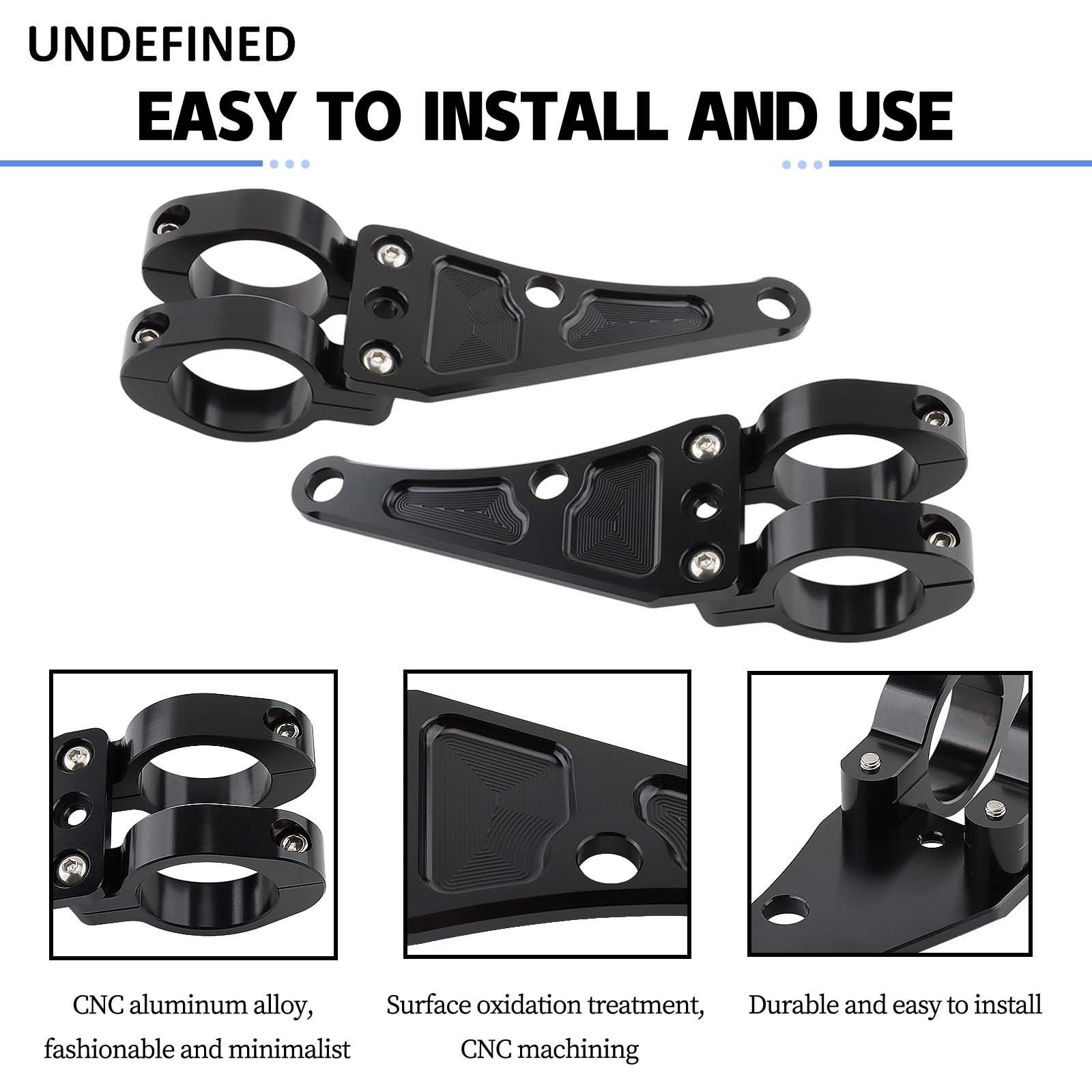 Outdoor Power Xtreme - オートバイのヘッドライト用ブラケット,クランプヘッド,ランプサポート,ターンシグナル,ライトホルダー,チョッパー,カフェレーサー,フォーク,37mm-58mm