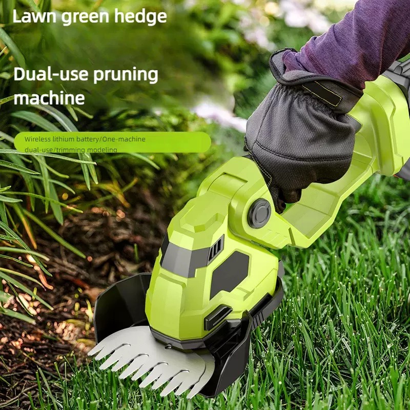 Hedge Trimmer Cordless - 2-in-1 ハンドヘルドコードレス電動バッテリー式ヘッジトリマー（庭木の剪定用）