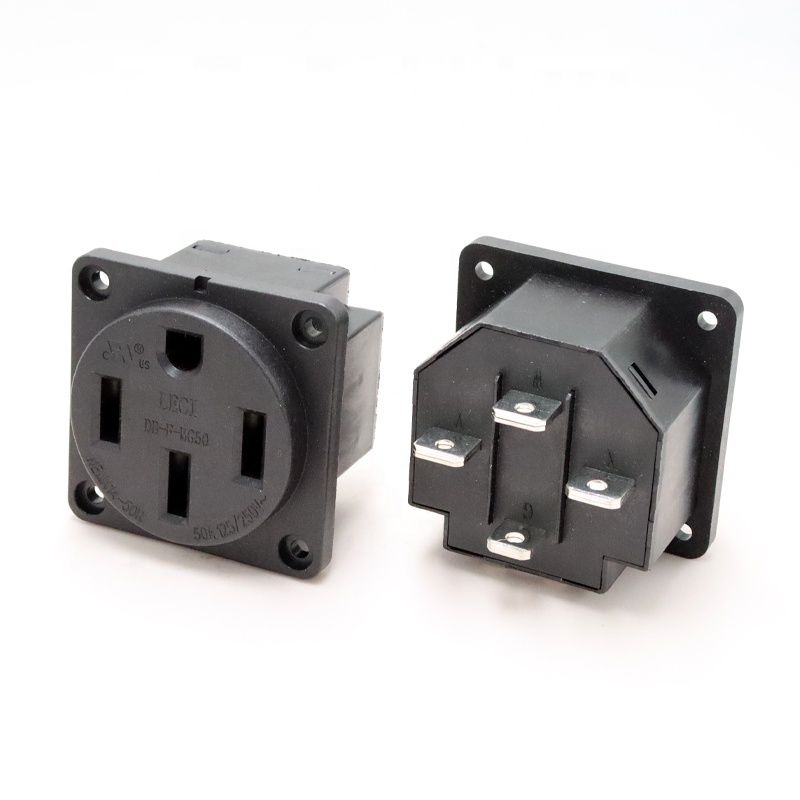 Outdoor Power Receptacle Box - NEMA 14-50Rレセプタクル 50アンペア RV電源インレットソケット 屋外電源コンセントボックス 発電機対応プラグ＆ソケット製品