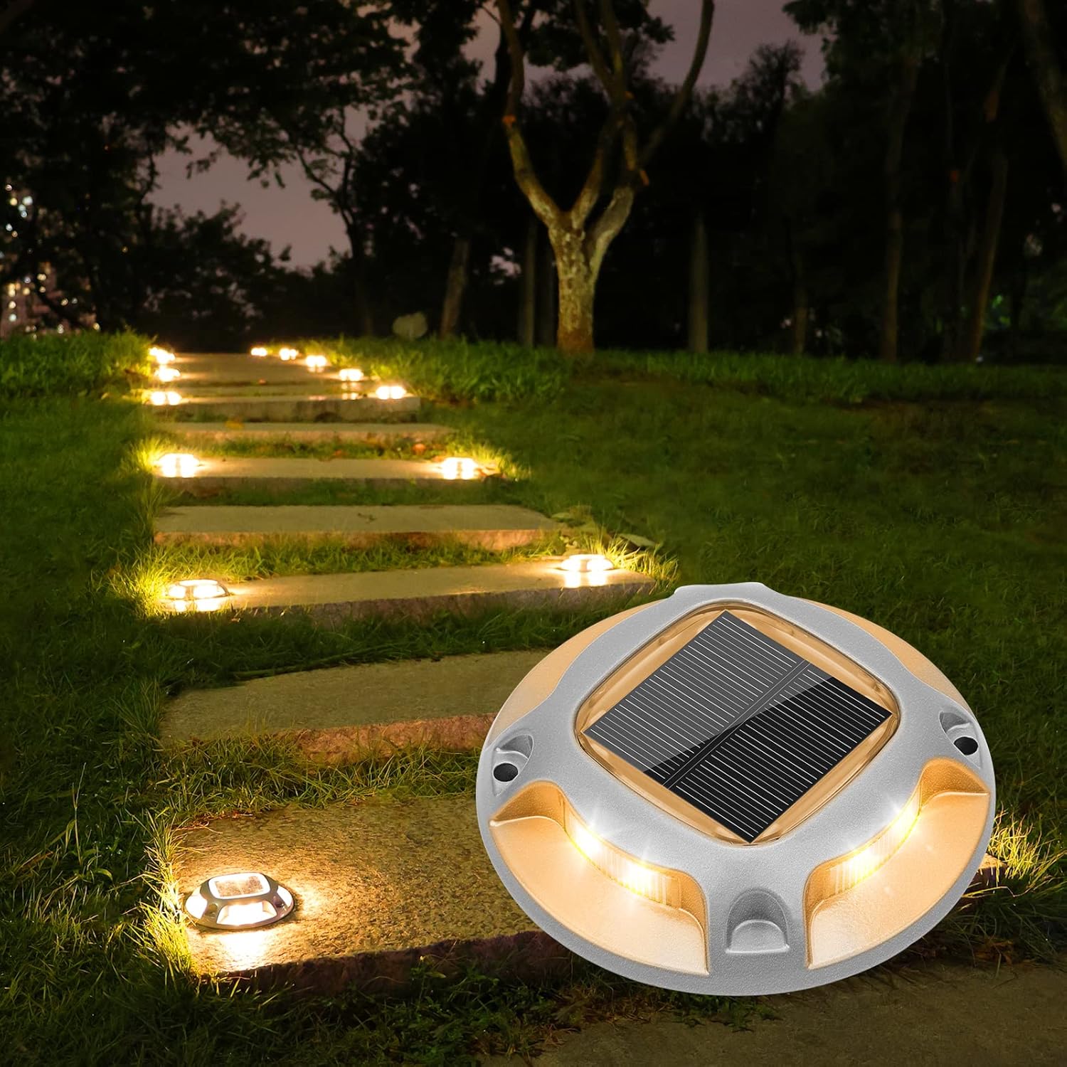 Outdoor Power Pack - ソーラー式車道マーカーライト ドック マリン LED デッキ 屋外用
