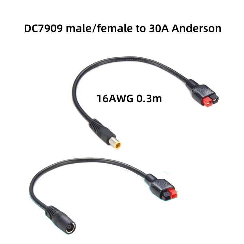 Outdoor Power Extension - DC7909 オスとメスから 30A アンダーソン接続ケーブル屋外太陽エネルギー貯蔵充電パネル延長電源コード