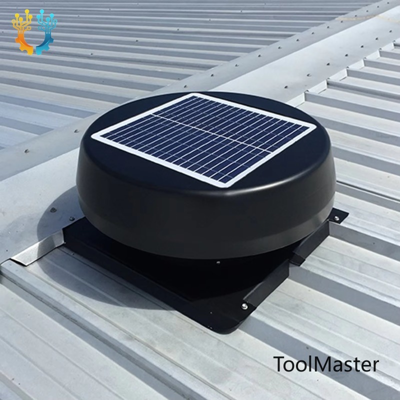 Outdoor Power Vent - 【2026】防水屋外ソーラー屋根裏換気扇DC工業用吸引ファン熱抽出ファンソーラー発電システム付き