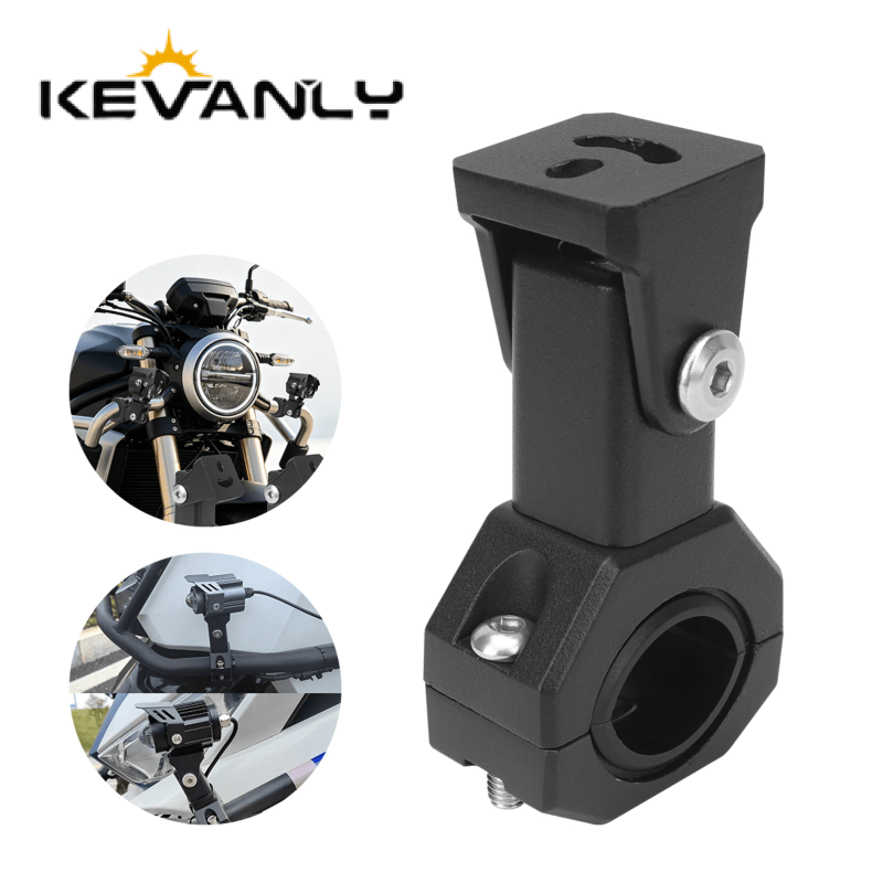 Outdoor Power Xtreme - 1/2X ユニバーサルバイク用LEDブラケットパーツ バンパー改造クランプ LEDライトブラケットマウントキット 作業灯 フォグランプ