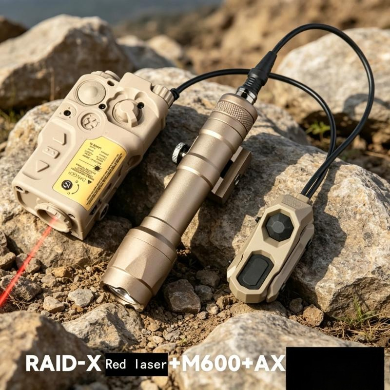 Outdoor Power Pack - 調整可能なグリーンレイタクティカルキット、ステディ＆ブリンクモード搭載、パワーパックは20mmレール対応、アウトドアゲーム用玩具パーツ
