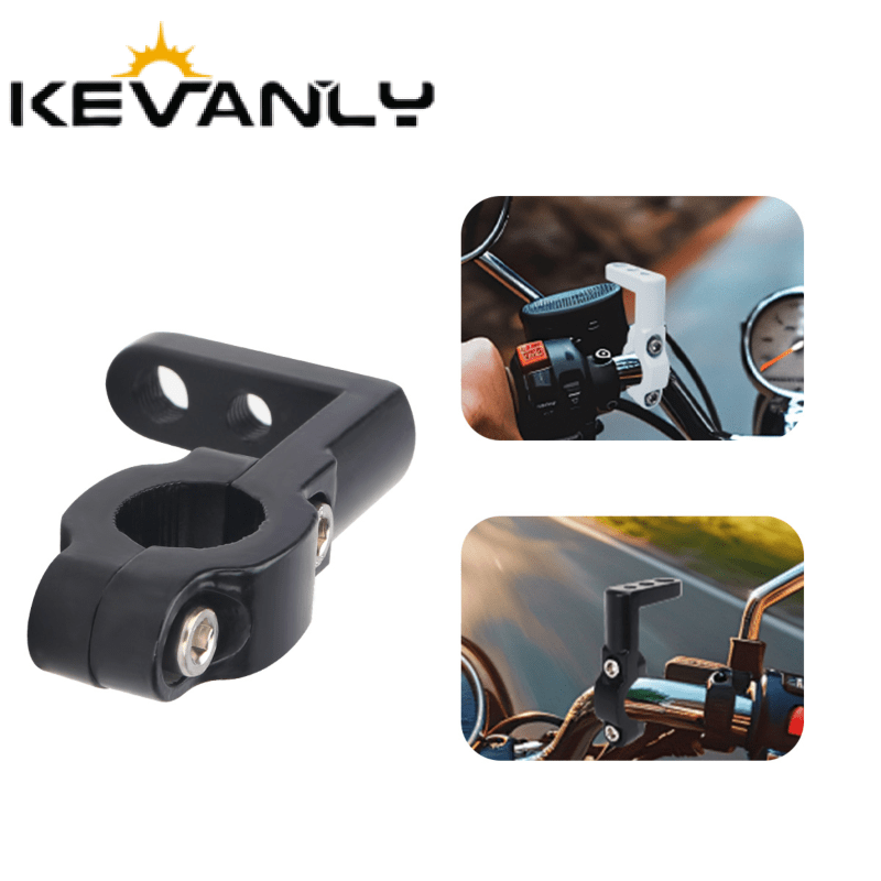 Outdoor Power Xtreme - 1/2個入り ユニバーサル 車・バイク用ヘッドライトクリップブラケット 3穴延長ブラケット トラック・ATV用 LED作業灯ポール取り付け用