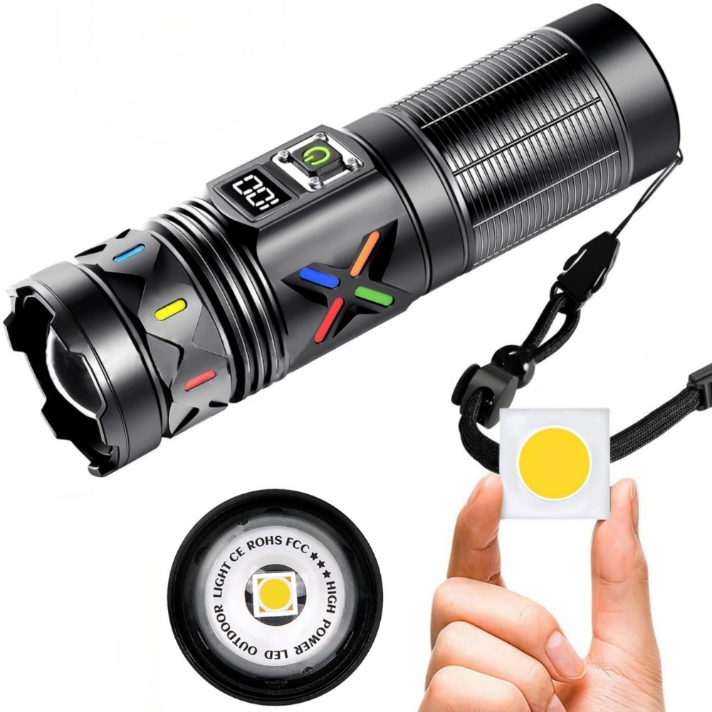 Outdoor Power Usb - ハイパワー LED 懐中電灯伸縮ズーム USB 充電式ロングショット 3000