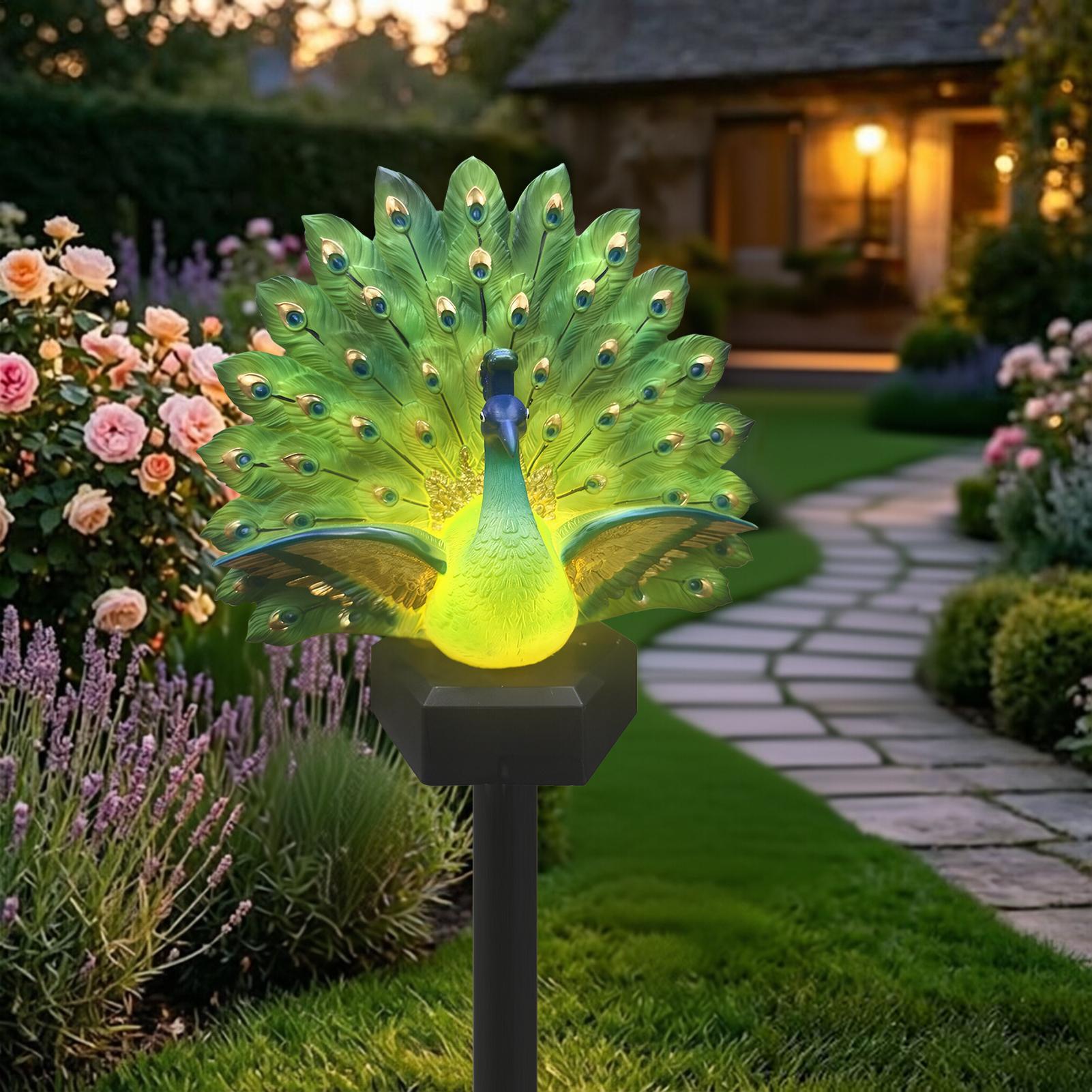 太陽光発電の鳥の装飾品 太陽光発電の防水装飾ステーク 屋外の - Outdoor Yard Power Stake のレビューと価格