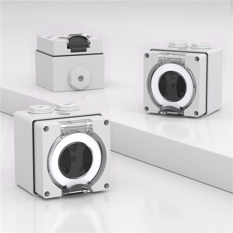 2X 30アンペア電源コンセントボックス、125ボルトNEM - Outdoor Power Receptacle Box のレビューと価格