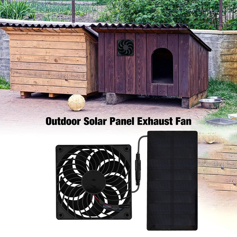 防水ソーラー式12cm換気扇 ソーラーパネル排気ファン 屋外 - Outdoor Power Vent のレビューと価格