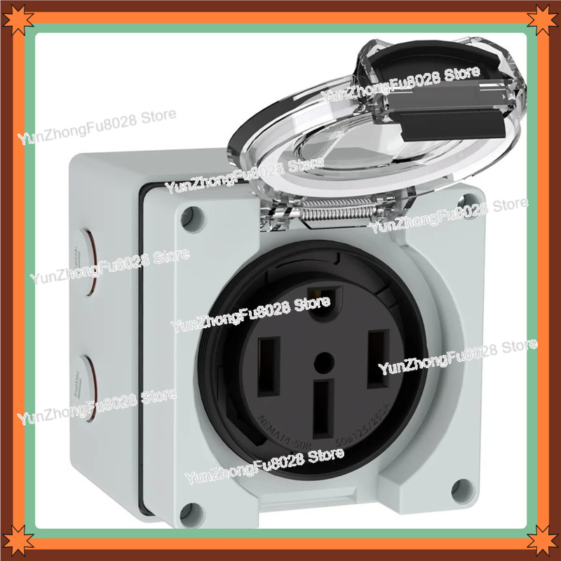 50アンペア 14-50R 電源コンセントボックス 125/ - Outdoor Power Receptacle Box のレビューと価格