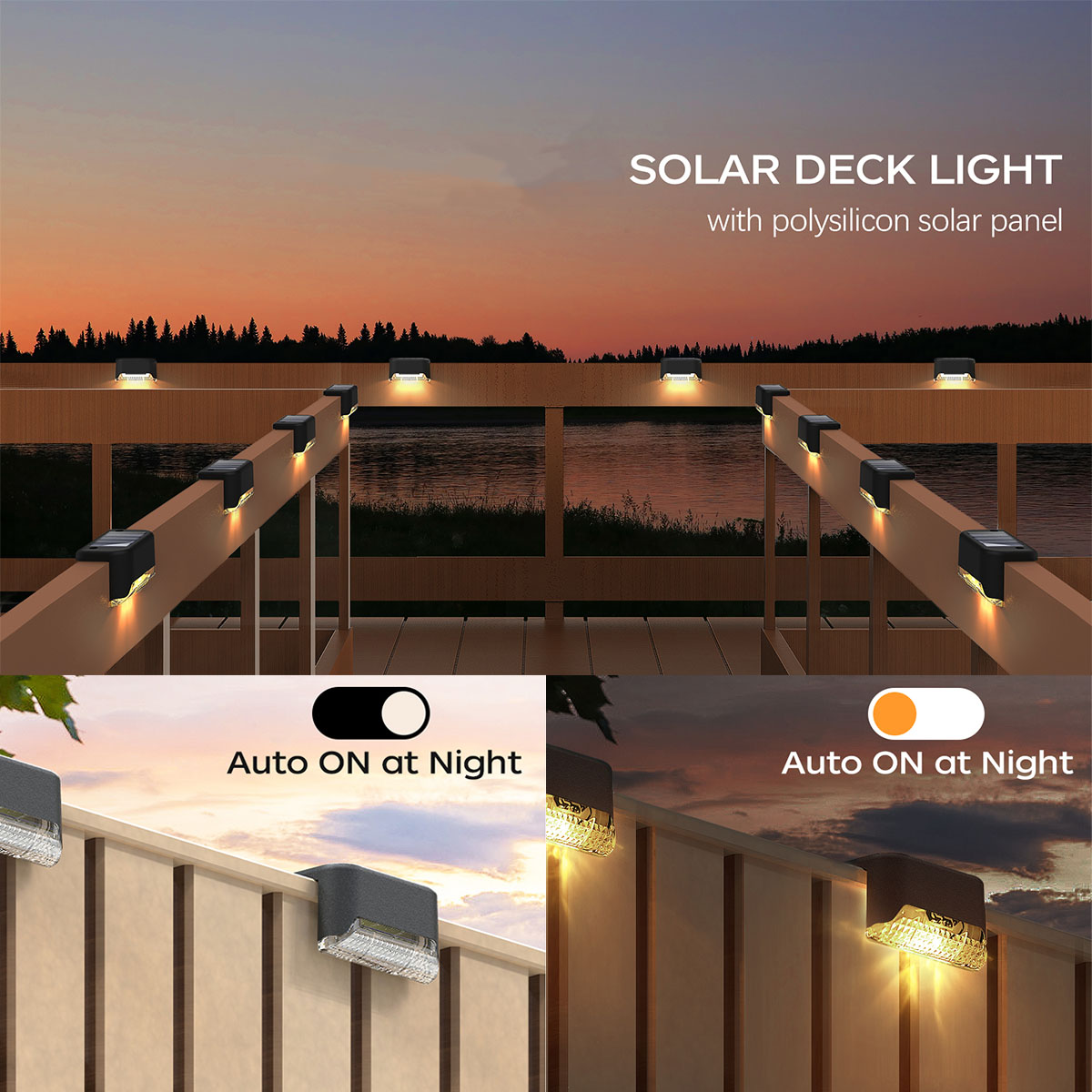 ソーラーLEDデッキライト,防水,階段,屋外,4または12ユ - Outdoor Power Pack のレビューと価格