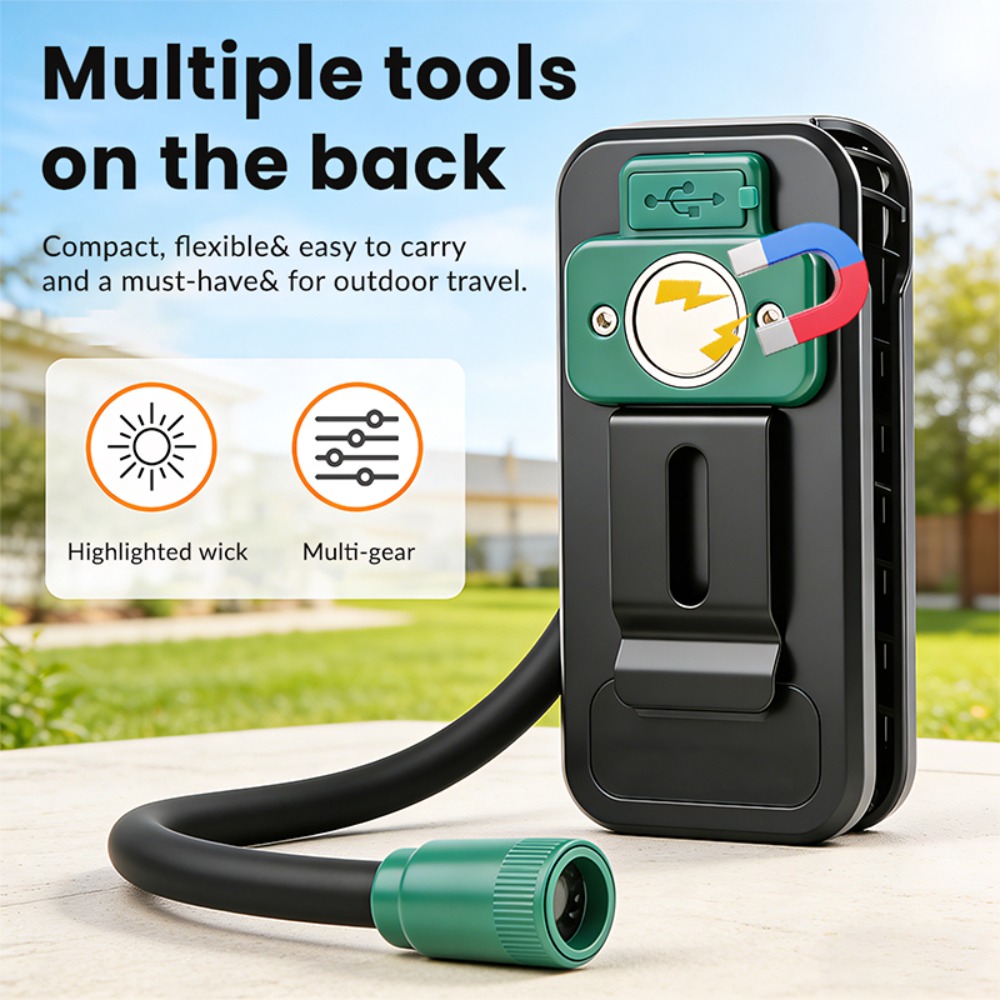 ペンクリップ付き新型マグネット式作業灯、曲げられるホース、U - Outdoor Power Usb のレビューと価格