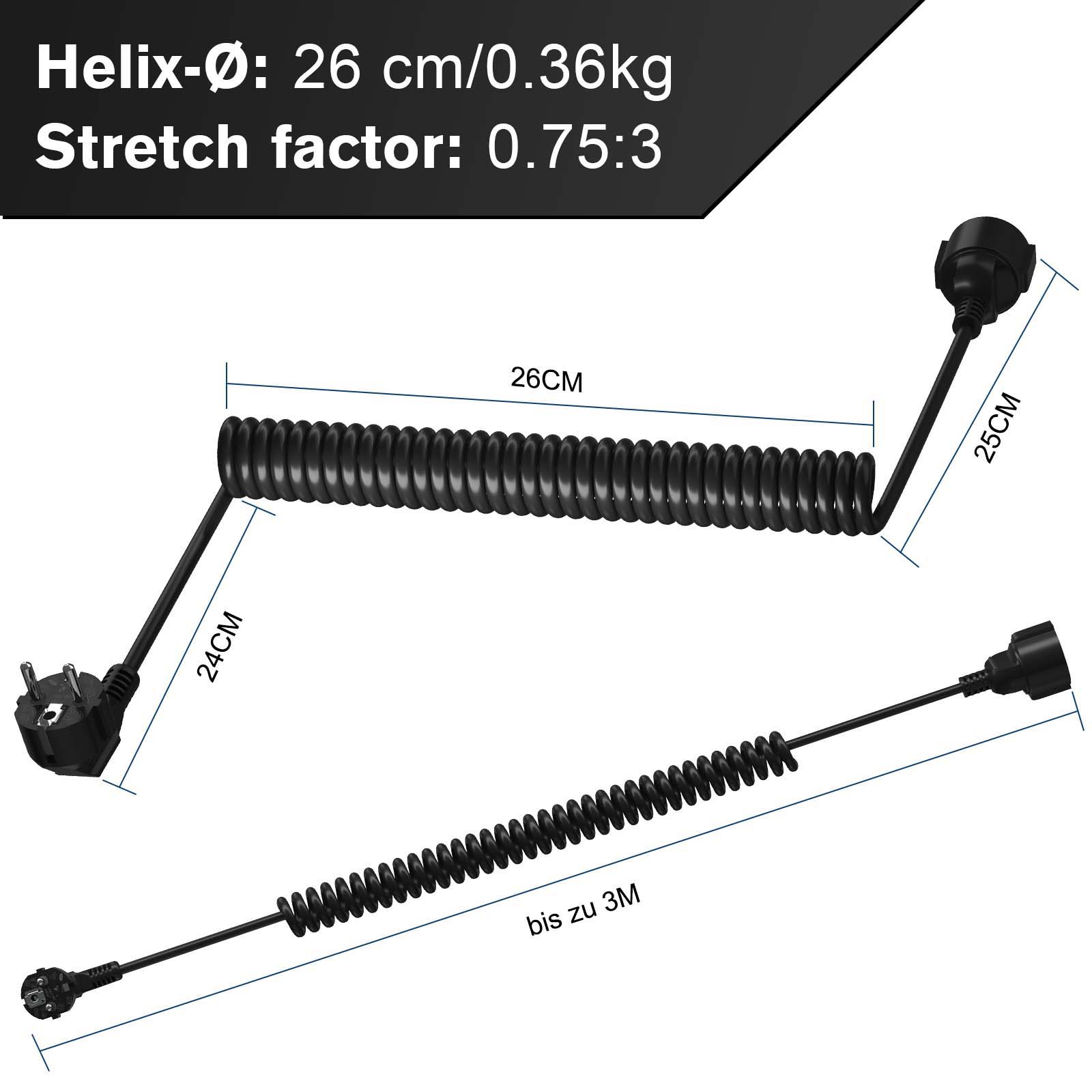 2/3/5/8/10m ヨーロッパ延長コード、シュコプラグ電 - Outdoor Power Extension のレビューと価格
