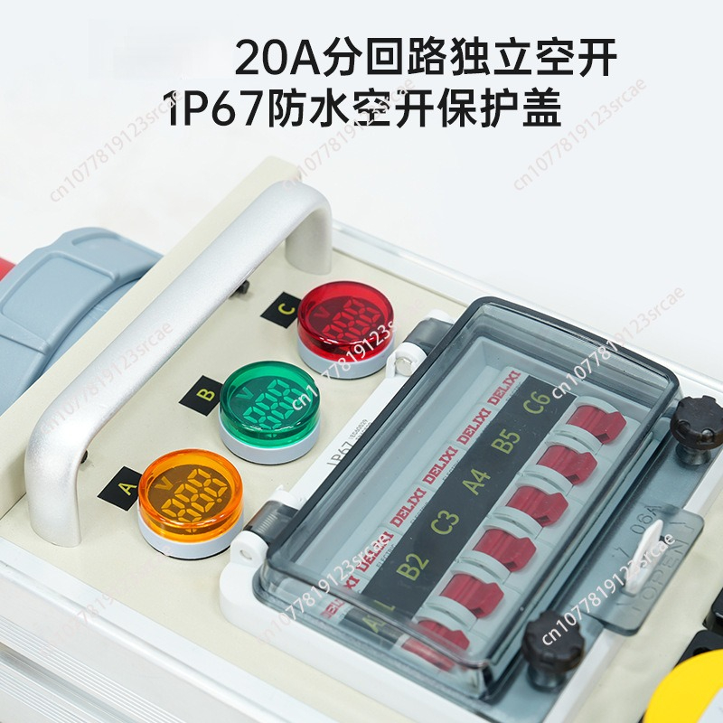 6ウェイ小型電気ボックス 16Aソケットボックス LED大型 - Outdoor Power Box のレビューと価格