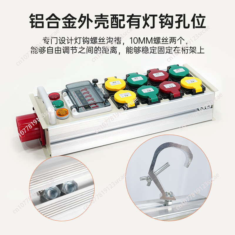 6ウェイ小型電気ボックス 16Aソケットボックス LED大型 - Outdoor Power Box のレビューと価格