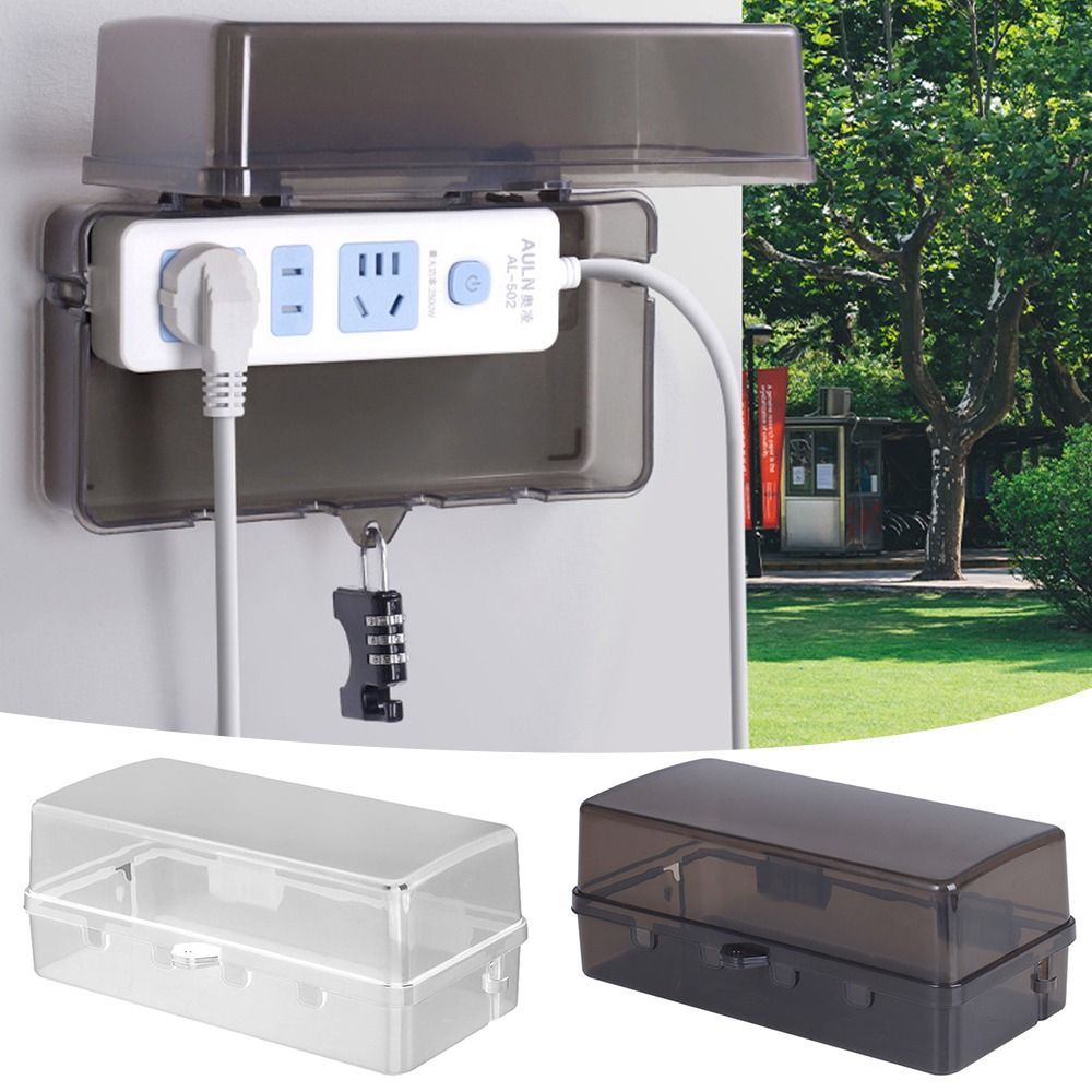 耐久性のあるプラスチック製プラグボックス盗難防止耐候性延長コ - Outdoor Power Extension のレビューと価格