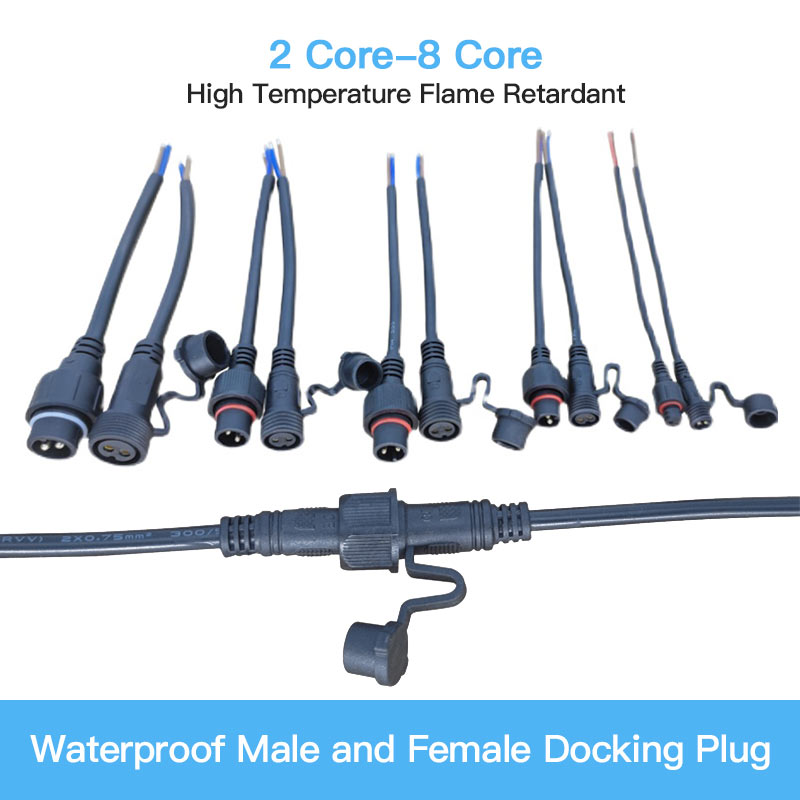 オスとメスの延長ワイヤーコネクタ、防水LEDケーブルコネクタ - Outdoor Power Extension のレビューと価格