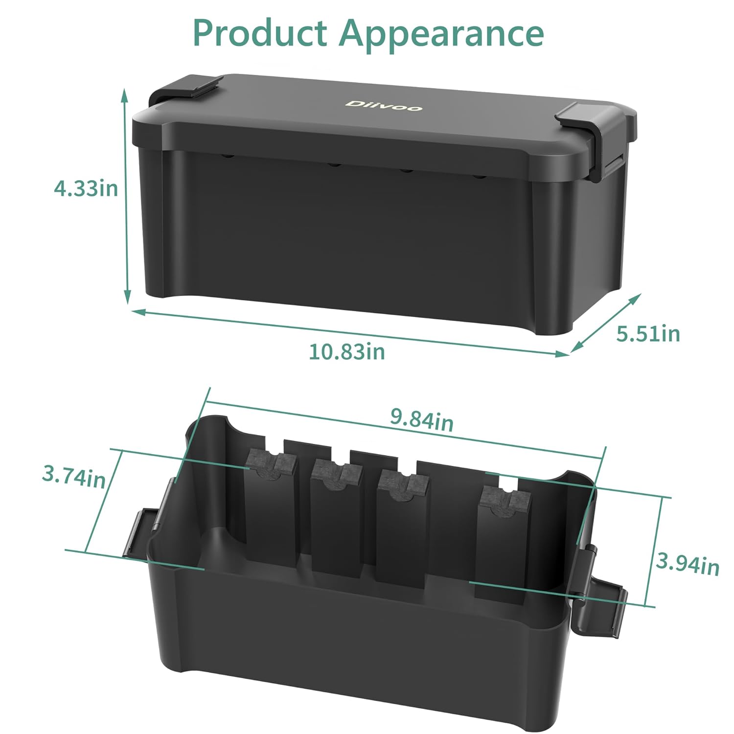 Diivoo 屋外防水電気ボックス屋外ケーブル接続ソケットエ - Outdoor Power Extension のレビューと価格