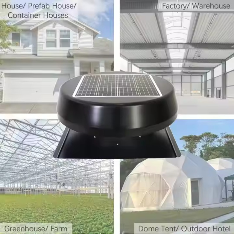 【2026】防水屋外ソーラー屋根裏換気扇DC工業用吸引ファン - Outdoor Power Vent のレビューと価格