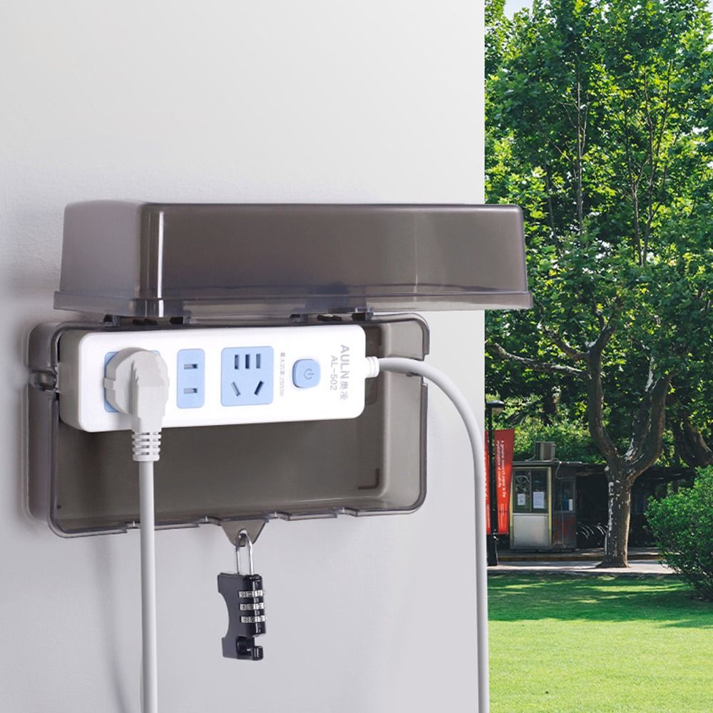 ポータブルプラスチックプラグボックス盗難防止防水ケーブル管理 - Extension Cord Outdoor のレビューと価格