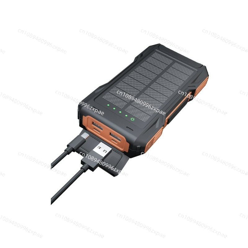 ソーラーパワーバンク 10000mAh 手回し充電 防水 コ - Outdoor Powerbank のレビューと価格