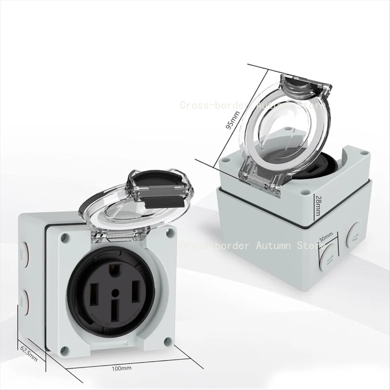 TFBC 50Amp 電源コンセントボックス、125/250 - Outdoor Power Receptacle Box のレビューと価格