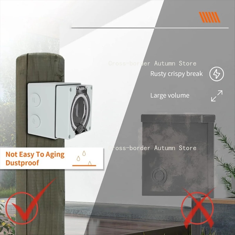 TFBC 50Amp 電源コンセントボックス、125/250 - Outdoor Power Receptacle Box のレビューと価格