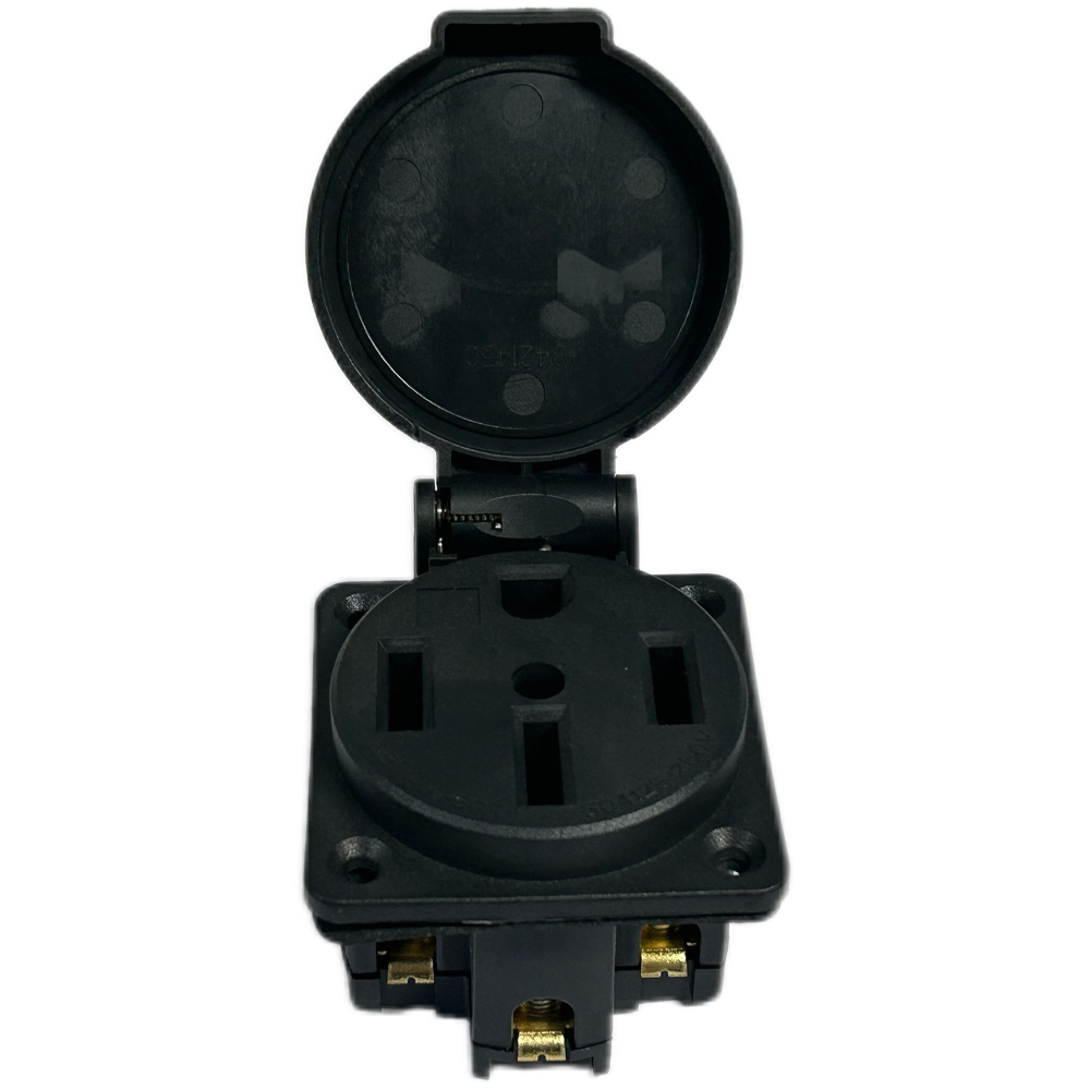 防水50アンペア発電機RV電源インレットボックス屋外用USプ - Outdoor Power Receptacle Box のレビューと価格