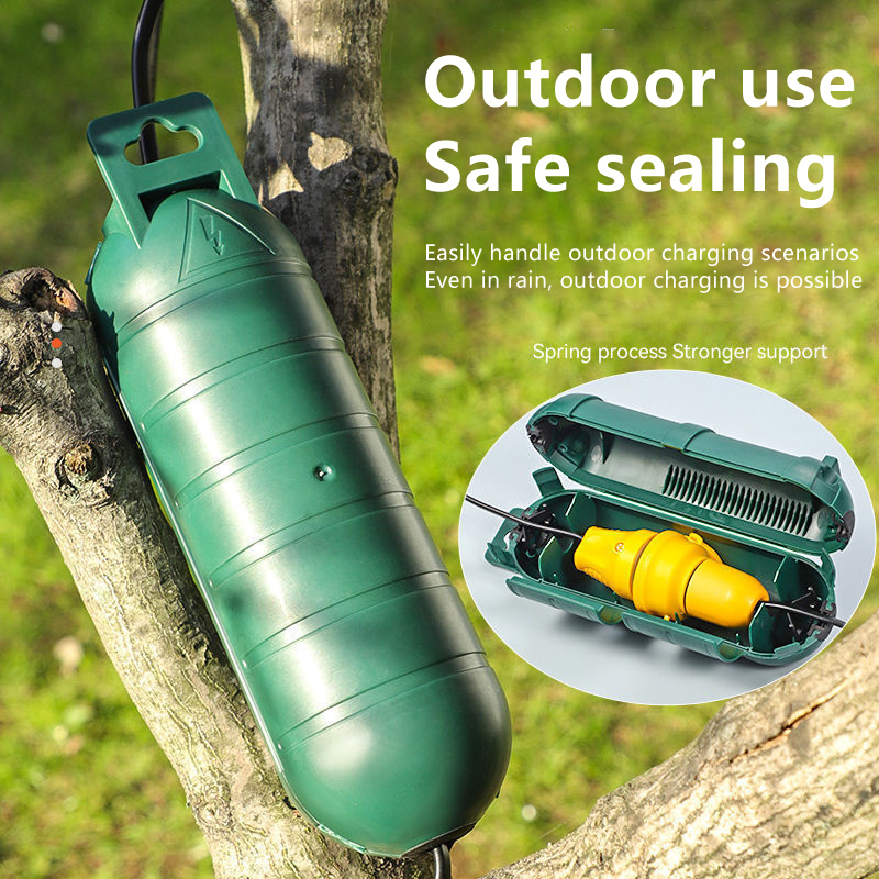 防水シール付き屋外延長コード安全カバー、屋外コンセントプラグ - Outdoor Power Extension のレビューと価格