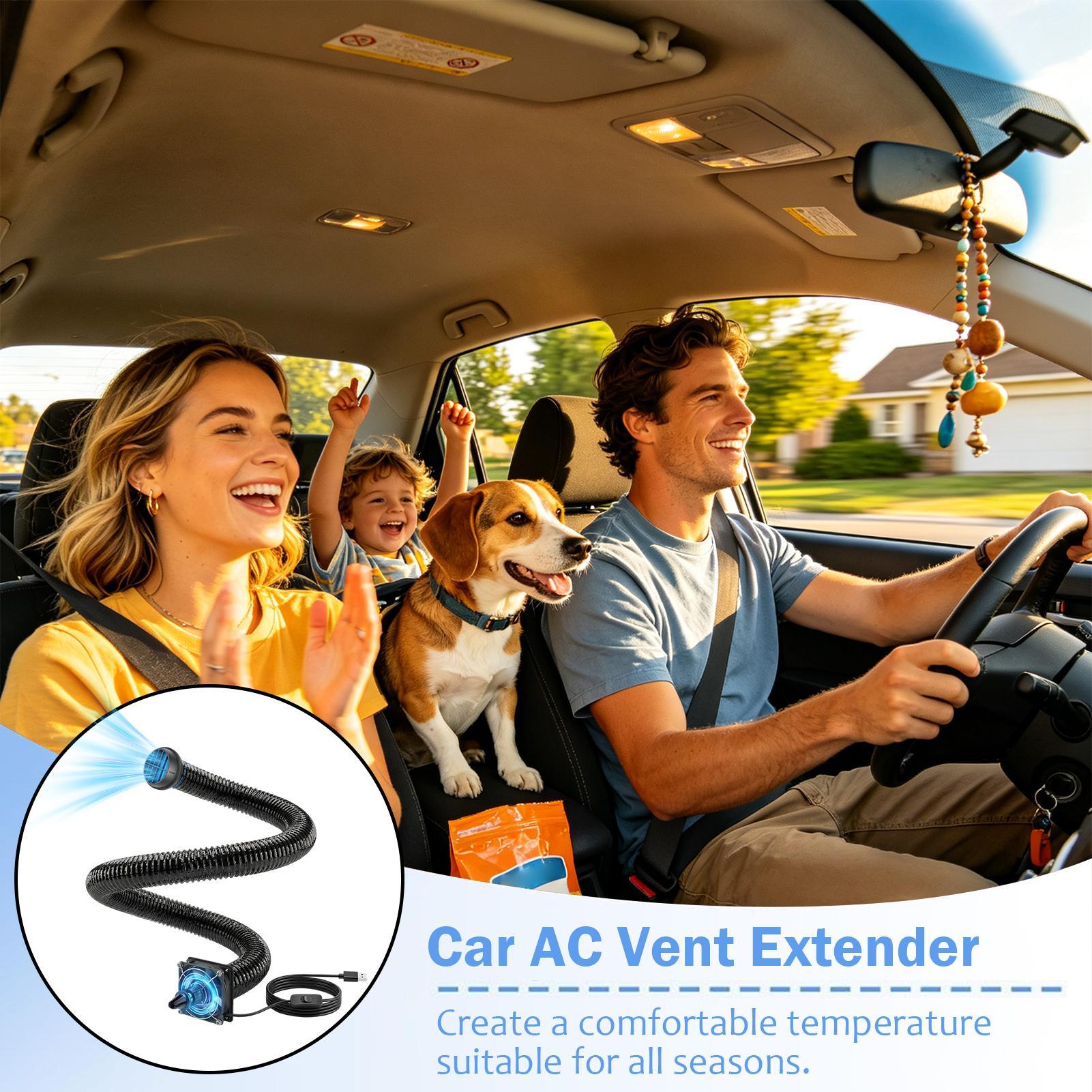 車用エアコンベントエクステンダー、折りたたみ式ACファンアウ - Extension Cord Outdoor のレビューと価格