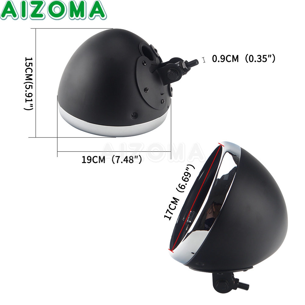 ユニバーサルモーターサイクルレトロライトバケット、カフェレー - Outdoor Power Xtreme のレビューと価格