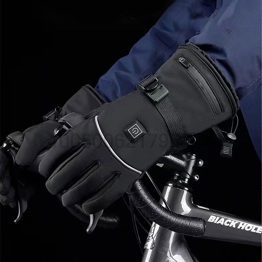 冬用電気加熱手袋バッテリーボックス付き充電式防寒快適男性女性 - Outdoor Power Box のレビューと価格