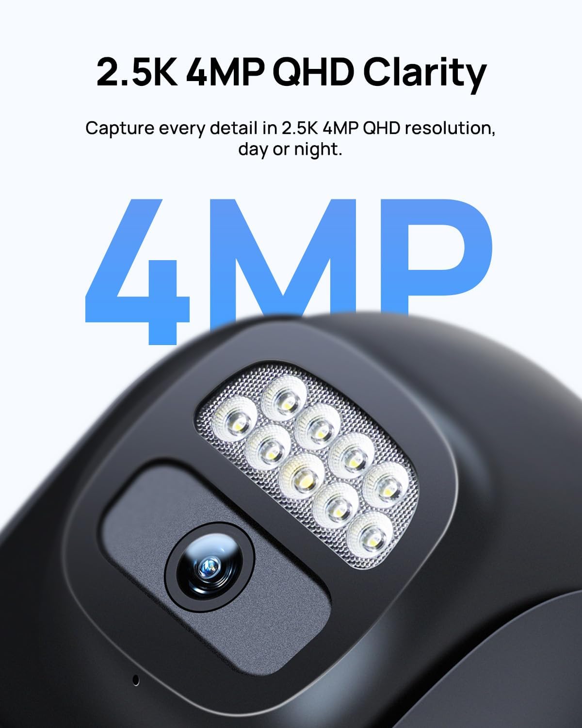 ワイヤレス屋外ソーラー式PTZセキュリティカメラ、2.5K  - Outdoor Power Pack のレビューと価格